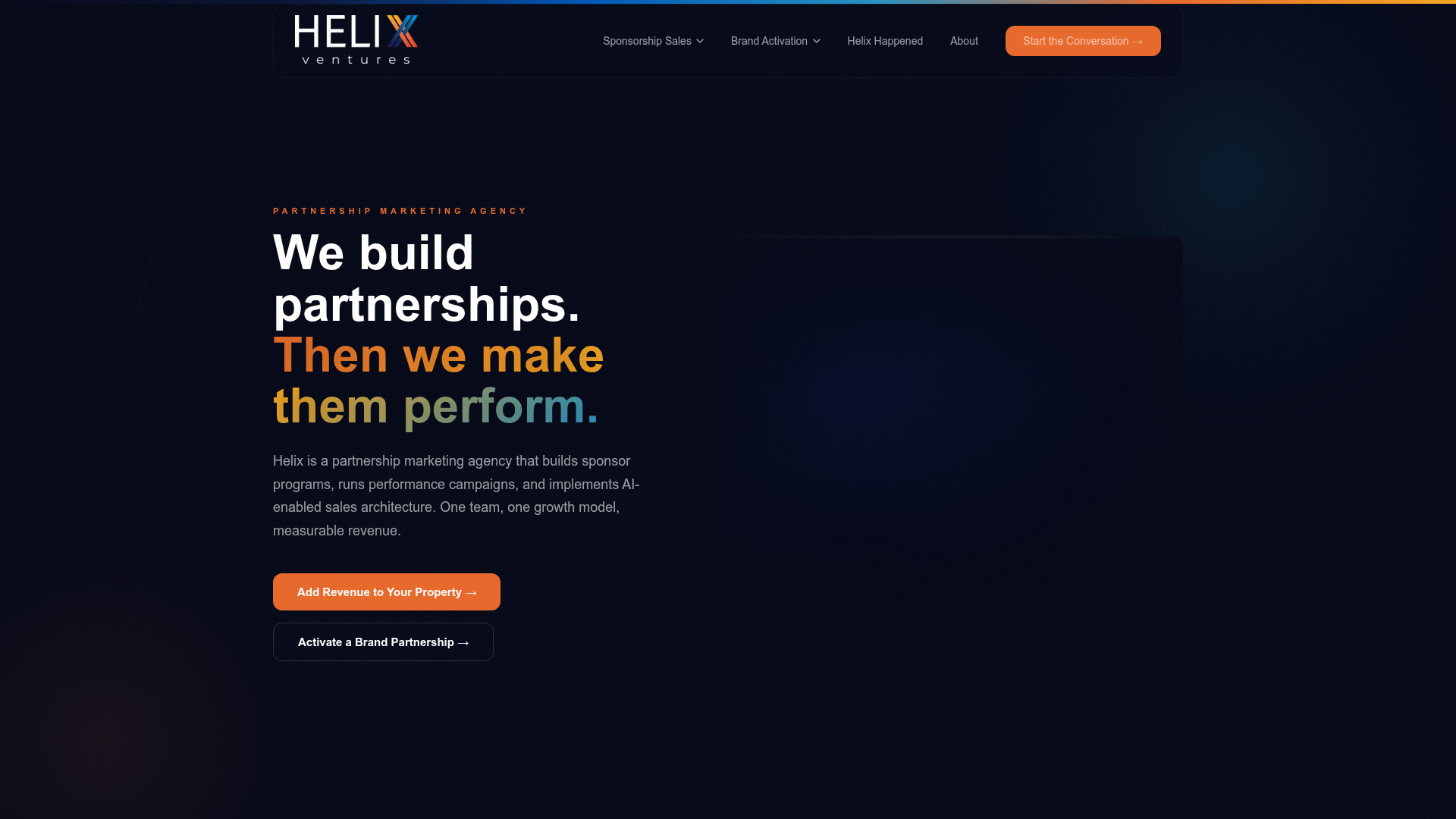 Helix Ventures website preview
